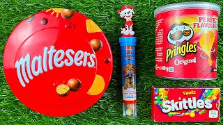 Satisfying Video ASMR  Opening Maltesers Candy From Special Red Box [upl. by Rodrigo]