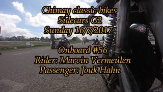 Chimay classic bikes 1672017 sidecars G2 onboard 56 [upl. by Enttirb]