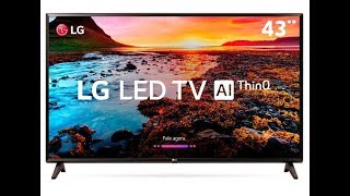 Como Baixar e Entrar nos Aplicativos da Smart tv LG 43quot AI ThinQ 43LK5700 totorial [upl. by Mathias]