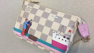 Louis Vuitton 2016 Mini Pochette Transatlantic Cruises Christmas Animation [upl. by Landis]