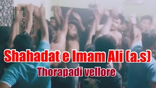 Majlis e Aza  Shahadat e Ameerul Momineen Hazrath Ali Ibne Abi Talib  2024  Thorapadi vellore [upl. by Dynah574]