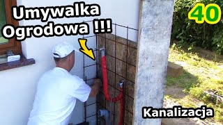 Umywalka na Tarasie   Jak zrobić instalację kanalizacyjną w tym miejscu Vlog 40 [upl. by Aemat95]