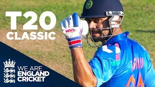 T20 Classic Goes Right Down To The Wire  England v India 2014  Highlights [upl. by Hcurob]