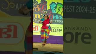 Folk Dance Vedika Bineesh 🤩😍 dance folks folkart trending malayalam folk folkdance [upl. by Atteynod293]