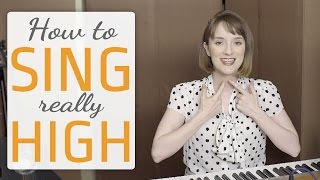 How to sing really high  Voice lesson on how to sing higher [upl. by Swenson]