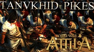 Tanukhid Pikes vs Slingers  Total War Attila Mechanics [upl. by Milford836]