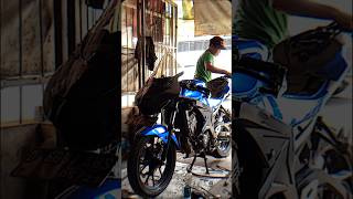 GSX MODE BERSIH‼️🤪automobile gsxr150modifikasi beranda shorts views [upl. by Aihsilat902]