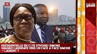 Présidentielle en Côte dIvoire Simone Gbagbo candidateVers un face à face Simone  Laurent [upl. by Ecinnej]