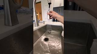 Kitchen faucet install plumbing kitchenfaucet kitchensink smartappliances [upl. by Adnahcal]