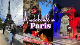 A WEEKEND IN PARIS FRANCE VLOG  My first time in Paris Sightseeing restaurants amp cocktail bars [upl. by Pineda]