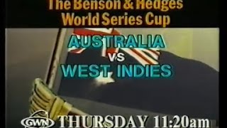 GWN Promo Cricket World Series Cup 1988 [upl. by Wylen]