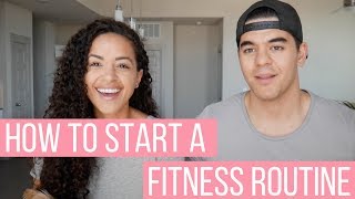 How To Start amp Keep A Fitness Routine  FREE WORKOUT PROGRAM [upl. by Nevets]