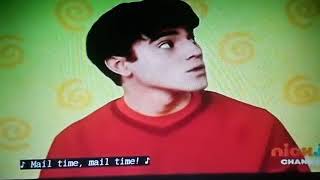 Blues Clues Joe With Colors Sings Mailtime Song [upl. by Win913]