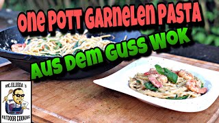 169  One Pott Garnelen Pasta mit Ruccola vom Raketenofen [upl. by Dexter]