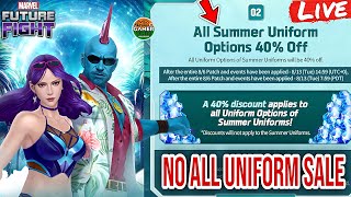 😱No All Uniform Sale amp Best Summer Uniform  Marvel Future Fight [upl. by Schluter270]