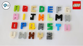 LEGO Alphabet ABC Tutorial [upl. by Zerlina]