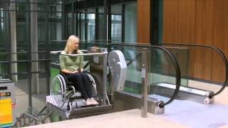 Omega Inclined Platform Lift  Savaria Mobility Products [upl. by Stannfield]