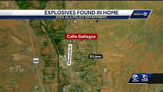 Explosives found in police search of Española home [upl. by Morrissey]