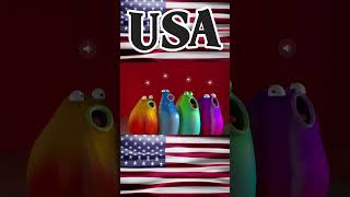 National Anthem of United States of America The StarSpangled Banner  Blob Opera [upl. by Euqinahs]