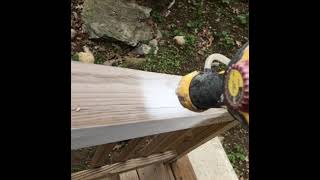 Painting Railings and Spindles with Wagner Spray Gun [upl. by Henni]