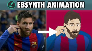 How to turn VIDEOS into CARTOONS using a FREE AI 😱  EbSynth  Adobe Tutorial  Elliano [upl. by Lennahc915]