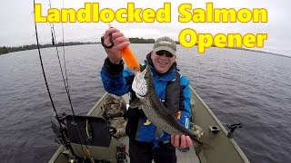 Landlocked Salmon Fishing New Brunswick Canada 2018 [upl. by Alokin932]