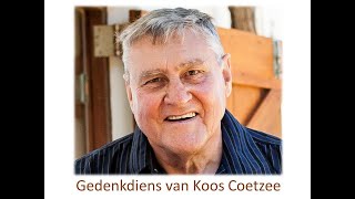 NG Kerk Vredendal  Gedenkdiens Koos Coetzee [upl. by Michi]