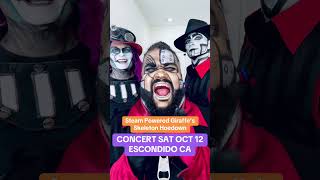 Steam Powered Giraffe Skeleton Hoedown Concert  Sat Oct 12 Escondido CA [upl. by Oirrad]