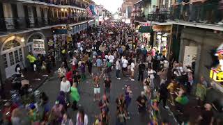 Mambos Rooftop  Mardi Gras on Bourbon Street [upl. by Emylee]