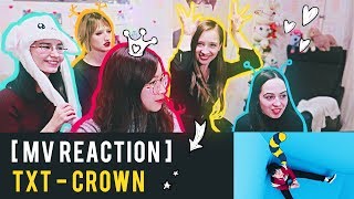 MV REACTION TXT  CROWN by GGOD DANCE TEAM [upl. by Eibrad]