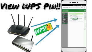 How to view WPS pin of WiFi router [upl. by Natalee227]