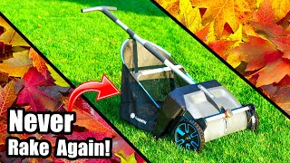 Tired of Raking Leaves Try this Gardena Leaf Machine [upl. by Nnairda556]