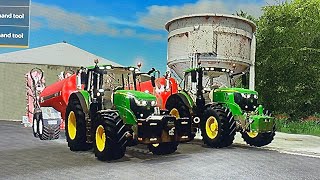 Six ashes slurry John Deere 6195M￼￼ [upl. by Nayek]