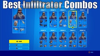 20 Best INFILTRATOR Skin Combos Fortnite Battle Royale [upl. by Thill]