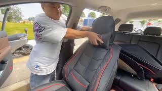 Car Seat Cover Installation Video [upl. by Euqimod]