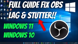 Full Guide OBS Studio Fix Lag Dropped Frames amp Stuttering Stream amp Record  How To Fix 2024 [upl. by Mercier]