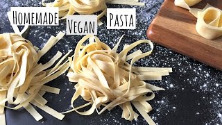 Homemade Pasta Dough  Vegan  Breaking Chegan [upl. by Aret900]