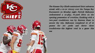 The Chiefs defeated the Tampa Bay Buccaneers 3024 Highlights Post Match [upl. by Liartnod]