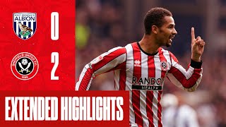 Iliman Ndiaye and McBurnie Goals 🔥 West Brom 02 Sheffield United  EFL Championship highlights [upl. by Ettesoj]