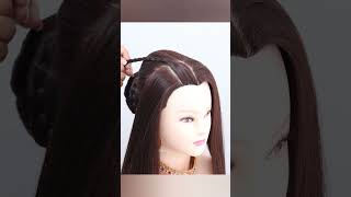 Dount Bun Hairstyle For Long Hair Girls dount bunhairstyle viewers ytshorts hairstyle like [upl. by Idaf465]