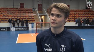 Alfred Sandström efter Mullsjö AIS  IBK Dalen  SSL Omgång 10 [upl. by Ehcsrop]