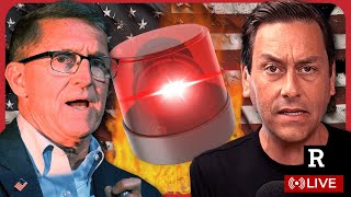 NATIONAL EMERGENCY General Mike Flynn Joins Redacted For Special Warning Broadcast  Redacted News [upl. by Yelsnit]