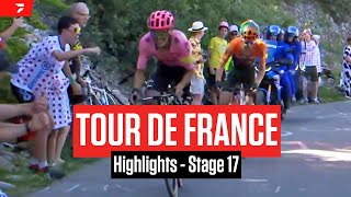 Tour de France 2024 Stage 17 Highlights [upl. by Acira]