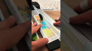 Bookmarks 🔖❣️ art painting diy india colors diycrafts fun happy books youtubeshorts apt [upl. by Theresita]