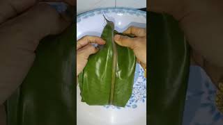 Steamed Pork in Banana Leaf 😋😋😋 [upl. by Lletnuahs509]