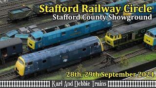 Stafford Railway Circle  Model Railway Exhibition 2024 [upl. by Danila]