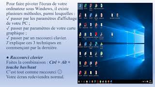 Pivoter laffichage de votre écran sur Windows 10 [upl. by Eob874]