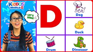 Fun Phonics Song with Miss V for Children  Alphabet Song  ABC Letter Sounds From A to Z [upl. by Noivart]