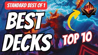 Top 10 Standard Best of One Bo1 Decks on MTG Arena [upl. by Anifled]