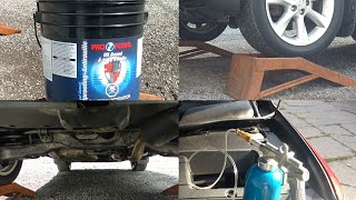 How to undercoat your car at home Rust Prevention [upl. by Ahsiniuq]